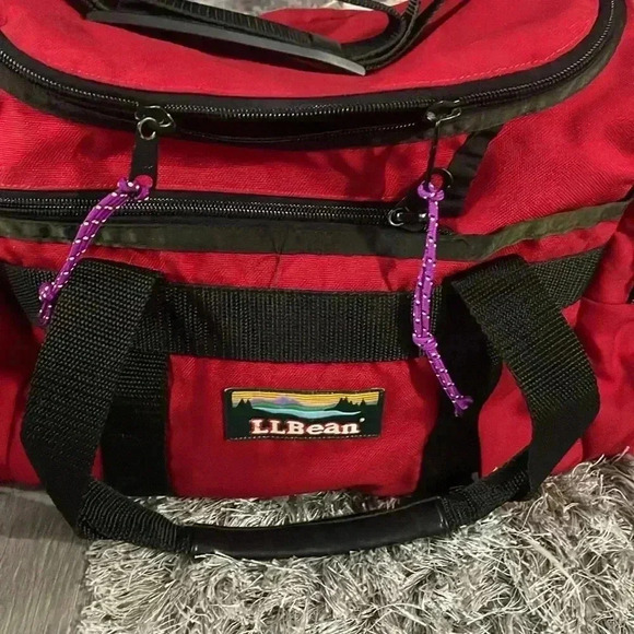 Vintage LLBean duffel canvas duffel bag - Picture 2 of 13